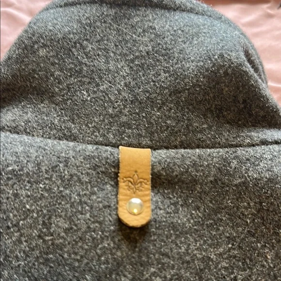 Mackage Dark Gray Asymmetrical Trench Coat - Picture 6 of 6